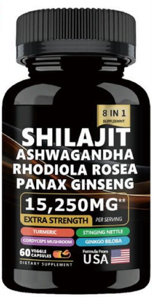 SHILAJITASHWAGANDHA RHODIOLA ROSEA PANAX GINSENG