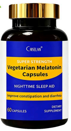 SUPER STRENGTH Vegetarian Melatonin Capsules
